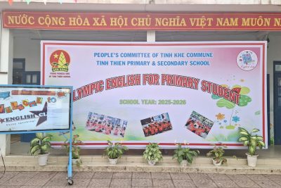 Sinh hoạt câu lạc bộ tiếng Anh khối TH năm học 2025-2026