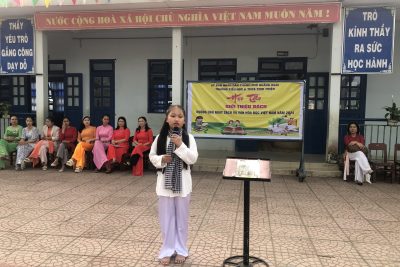 Trường TH & THCS Tịnh Thiện tổ chức ngày hội đọc sách