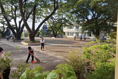 phong trào Trường em xanh – sạch – đẹp