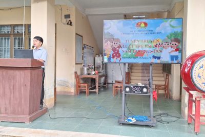 Liên đội tổ chức tuyên truyền Luật trẻ em 2016