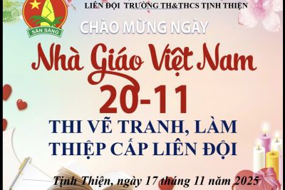Liên đội tổ chức hoạt động chào mừng kỷ niệm 43 năm ngày nhà giáo Việt Nam 20/11.