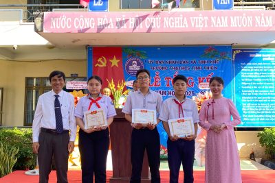 TRƯỜNG TH&THCS TỊNH THIỆN TỔ CHỨC LỄ TỔNG KẾT NĂM HỌC 2025 – 2026